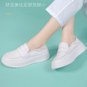 Internet celebrity white nurse shoes womens soft sole breathable deodorant non-slip 2024 summer new fashion medical work shoes