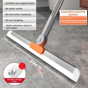 Soft Rubber 2-in-1 Bathroom Floor Scraper