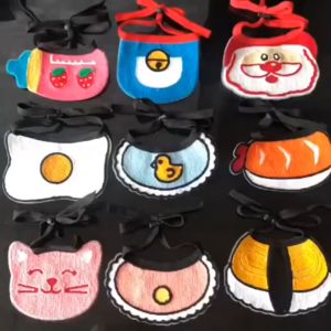 Adjustable Pet Dog Cat Saliva Towel Lace Decorative Bib Hand-Woven Puppy Collar Kitten Neckerchief Scarf