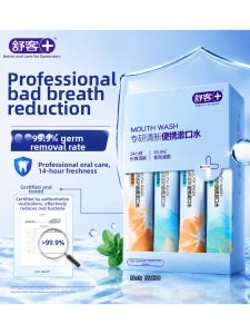 Portable Mouthwash Strips Fresh Breath Probiotics Saky