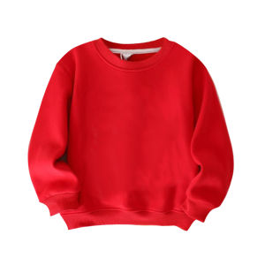 Thickened One-Piece Fleece Hoodie Red Autumn Winter Kids Clothes Ultraman Cartoon Print Boys Girls Sweatshirt Warm Machine Washable
