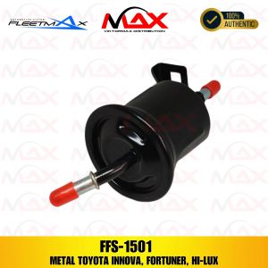 FFS-1501 FLEETMAX FUEL FILTER FOR METAL TOYOTA INNOVA FORTUNER HI-LUX GAS 05-20