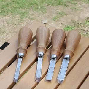 Bộ Dụng Cụ Bào Cạnh Da 1/4 Món Dụng Cụ Tạo Cạnh Vát Dụng Cụ Cắt Tỉa Cạnh Rộng Cho Các Dự Án Làm Đồ Da Tự Làm