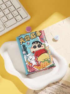 Ví Ngắn Hoạt Hình Màu Bút Chì Ngắn Mới Cho Nữ Ví Đựng Tiền Xu Thẻ Học Sinh Dễ Thương Ví Gấp Ba Lần Nhỏ Gọn