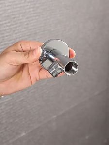 Bộ Cần Gắn Bát Sen Tắm Đứng Inox 304 Màu Bạc Cần Bát Sen Cây Tắm Đứng Có Chân Đế Bắt Tường Cao Cấp