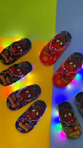 Kids Trendy LED Soft Rubber Flip Flops for Boys