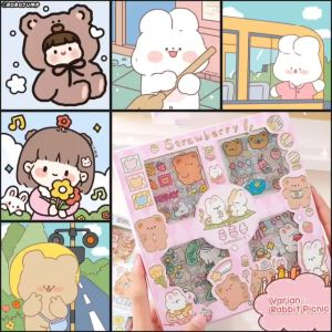 LUCKY CAT - STIKER VIRAL MOMO | STICKER KOREA BOTOL MINUM 2LT | STIKER DEKORASI WATERPROOF | STIKER DIARI SCRAPBOOK | STIKER KARTUN KOREA | STIKER PVC ANTI AIR | STICKER | STICKER 4 WARNA| STIKER DINDING | STIKER 100PCS