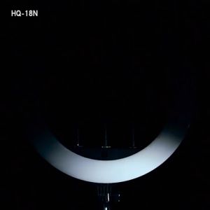 Paket Ringlight Stepless Dimming 45cm - Ring Light 18inch, Tripod 2 Meter, 3 Holder - Cahaya 3 Warna & Kecerahan 10 Tingkat