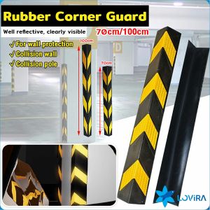 LoviRa Rubber Corner Guard Reflectorized Corner Guard Parking For Edge Protector