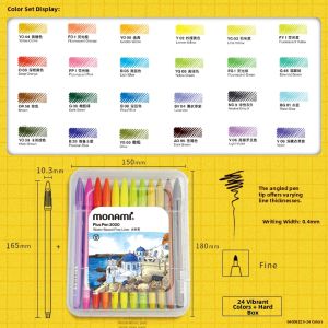 Monami | Student Hand Lettering Fluorescent Marker Pen Set