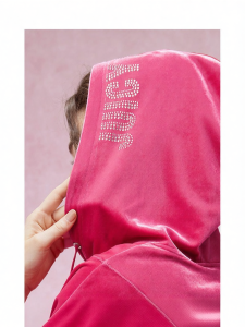 Juicy Couture | Classic Velvet Hooded American Style Jacket