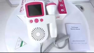 เครื่องวัดอัตราการเต้นของหัวใจของทารกในครรภ์ Doppler ที่ฟังเสียงหัวใจทารกในครร จอแสดงผล LED