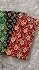 ผ้าถุง 2 เมตร ผ้าปาเต๊ะ หน้ากว้าง สำหรับ ผ้านิ่ม ลายสวย ซับน้ำดี ผ้านอนุฎี