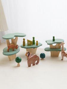 Educational Forest Theme Stacking Blocks Toy