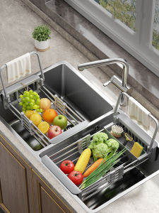 WUBUWEI | Kitchen Stainless Steel Sink Storage Rack