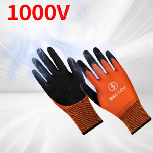 Electrical Insulation Gloves for Maintenance and Water Resistance