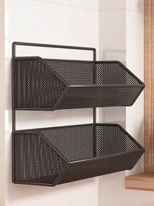 No Nails Wall Hanging Vegetable and Spice Drying Rack