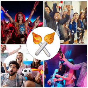 【On Sale】Inflatable Torch Handle Cheering Stick for Games Halloween Inflatable Torch Balloon