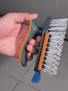 [SG INSTOCK] Multifunctional Gap Cleaning Brush for Bathroom Kitchen Tile & Toilet Corners | Water Scraper Dust Sweep