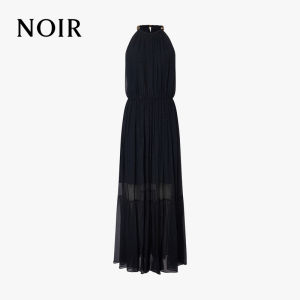MO&Co. | Shimmer and Metal Buckle Detailing Dress