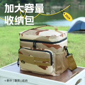 Túi Đựng Đồ Cắm Trại Dung Tích Lớn Mới Camouflage Túi Đựng Đồ Đi Biển Chống Thấm Nước Bên Trong Túi Đựng Đồ Đi Cắm Trại Bằng Vải Oxford PEVA