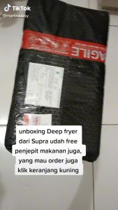 ( BISA COD ) PROMO Supra Deep Fryer 20 Cm - Silver