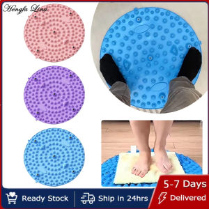Hengfa Lina Foot Massage Walking Mat Reflexology 指压垫指压板按摩脚垫腳底 按摩墊趾压板足底按摩垫中医圆形指压板超慢跑足底按摩垫子室内原地跑步专用脚底踩趾压板Foot Massage