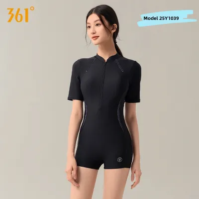 361° | Sport Training Swimwear Female Modest Full Figure Flat One-Piece