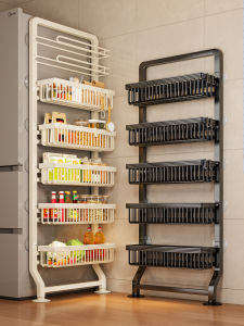 SUOBAI | Fridge Side Multifunctional Slim Wall-mounted Shelving Unit