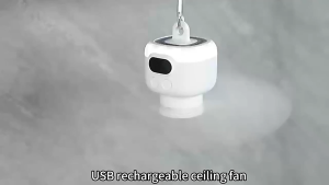 8000mAh USB boleh dicas semula kipas siling boleh tanggal bilah lampu malam lampu kapasiti rumah kipas luar membawa lampu kipas siling