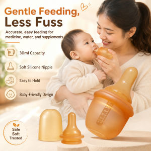 Babe Baby Medicine Dispenser Anti-choking Silicone Pacifier for Baby 6m+