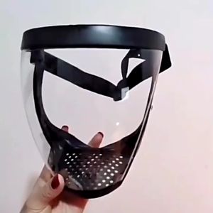 เต็มหน้า เฟสชิว face shield กันฝ หน้ากากป้องกัน กีฬาปั่นจักรยานเฟสชิว ป้องกันแสงแดด แบบดี กระจกแข็งแรง แบบ PC ไม่ขึ้นฝ้า
