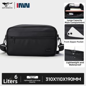 SEPTWOLVES | Mens Sporty Portable Crossbody Bag