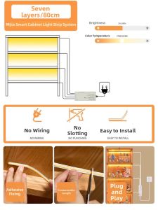 YUANMUXUAN | Auto-sensing Ultra-thin Adhesive LED Light Strip