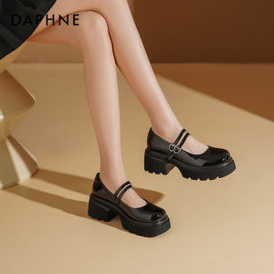 Daphne | Vintage Mary Jane Thick Heels Womens Shoes