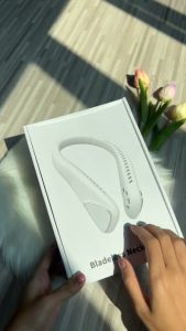 พัดลมคล้องคอ 6000mAh พัดลมพกพาชาร์จ Sports Fan ไม่ใช่ ใบพัด USB พัดลมตั้งโต๊ะ ลมแรง การเคลื่อนไหว พัดลมห้องครัว พัดลมกลางแจ้ง