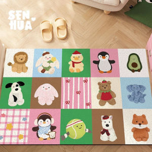 Modern Simple Entrance Door Mat Doll Entrance Mat Dust Removal Mat Customizable Shoe Changing Mat Anti-soil Carpet