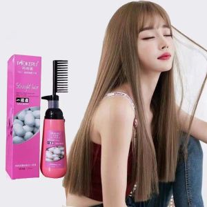 Rebonding set original hair straightener Does not hurt hair straightening care solution Mokeru Straight Hair Pull-free and clip-free Hair Straightener Treatment Cream hair straightening iron hair straightener cream permanent cream hair straightener
