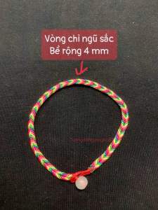 Vòng chỉ ngũ sắc bình an