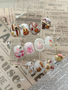 10 Hạt RitaNAIL Microscale Metal Cutlery Pháp Thuật Cho Móng Tay Đơn Giản Đa Năng Ins Nail Art Spoons Forks Và Knives