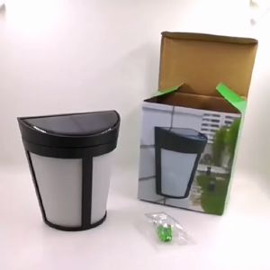 Vimite 6LED Solar Garden Wall Light  Outdoor Waterproof Automatic Sensor Automatically Lights Up At Night For Courtyard Balcony Fence Gate Wall Light