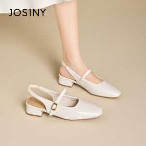 Josiny | Spring New Mary Jane Shoes Buckled Thick Heels Commuter Women Shoes