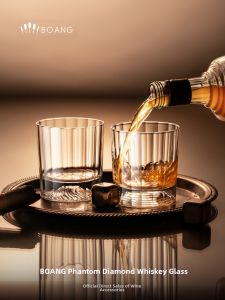 BOANG | Luxurious Crystal Whiskey Brandy Sipping Glasses