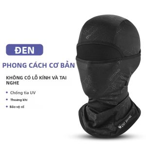West Biking | Mặt Nạ Đi Xe Đạp WEST BIKING Ice Silk UPF50+ Tấm Che Nắng Toàn Mặt Thoáng Khí Chống Tia Cực Tím Có Lỗ Đeo Kính Cho Mùa Xuân/hè/thu