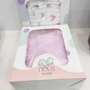 NOUS PETIT ME KHĂN TẮM XÔ NHĂN 6 LỚP MUSLIN MỀM MỊN