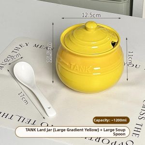 XIAOHUANGLU | Heat Resistant Ceramic Jar with Spoon