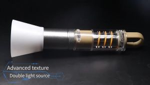 Senter Teleskopik XHP 50 LED Super Terang / Senter Zoom-mampu Senter Lampu Flash Tahan Air