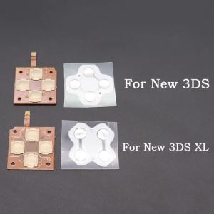 Cross Key ABXY Button PCB Board Sticker For 3DS XL New 3DS XLController D-Pad Dome Snap PCB Board Buttons Conductive Fllm