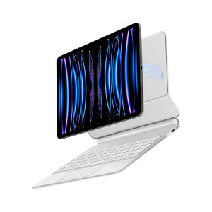 Bàn Phím LFOIQN Pogo Pin Magic Dành Cho iPad Pro 11 Inch 2018-2022 Thế Hệ 1 2 3 & iPad Air 12.9 Inch Thế Hệ 4 5 6 M3 M2 Pro 11 13 M5 M4 Tương Thích Với Máy Tính Bảng