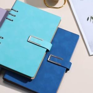 VK A5/B5 Refillable Notebook Loose-leaf Binder Ultra Thick Notepad Leather Cover Stationery Gift School Supplies